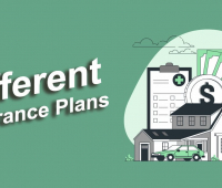 Different types of insurance plans for individuals expressed visually.
