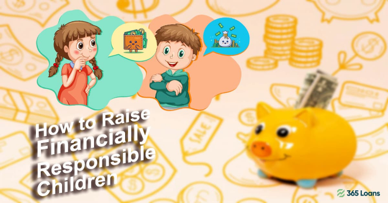 Animated boy and a girl with baloons expressing their thoughts about finances.
