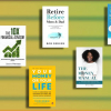 Eight covers of popular books in 2022 for personal finance.