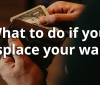 What to do if you misplace your wallet.