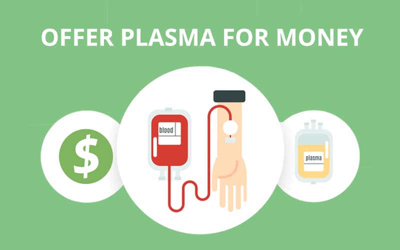 Offer plasma for money.