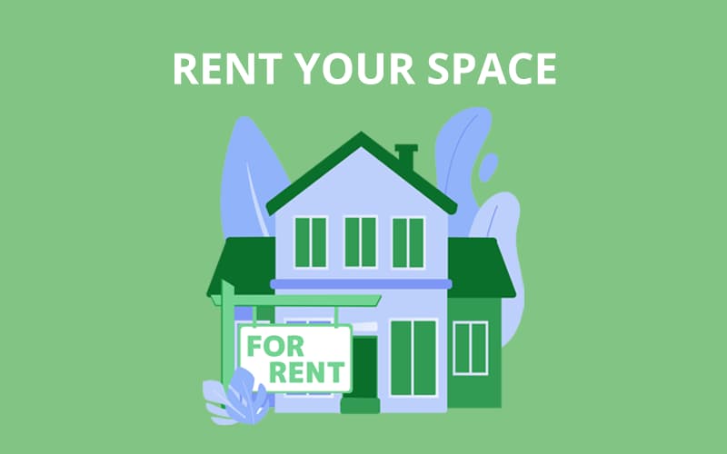 Rent your space.