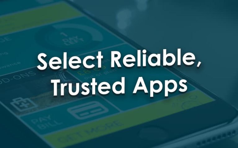 Select trusted apps to use.