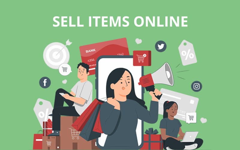 Sell items online.