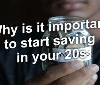 Why is it important to start saving in your 20s?