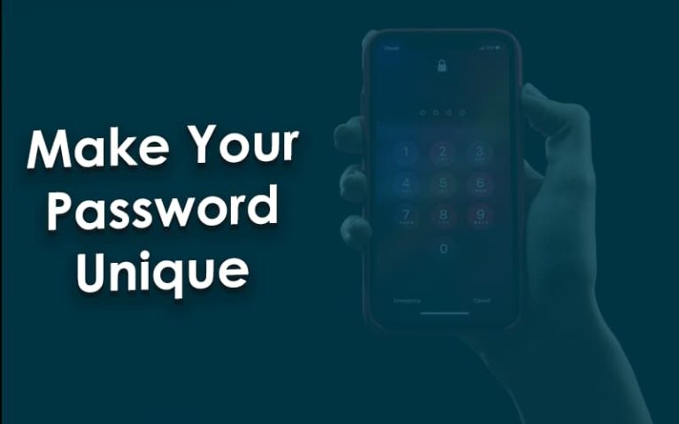 Use unique passwords.