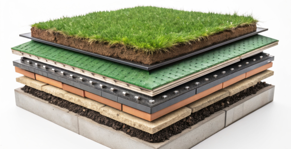 Green roof layers
