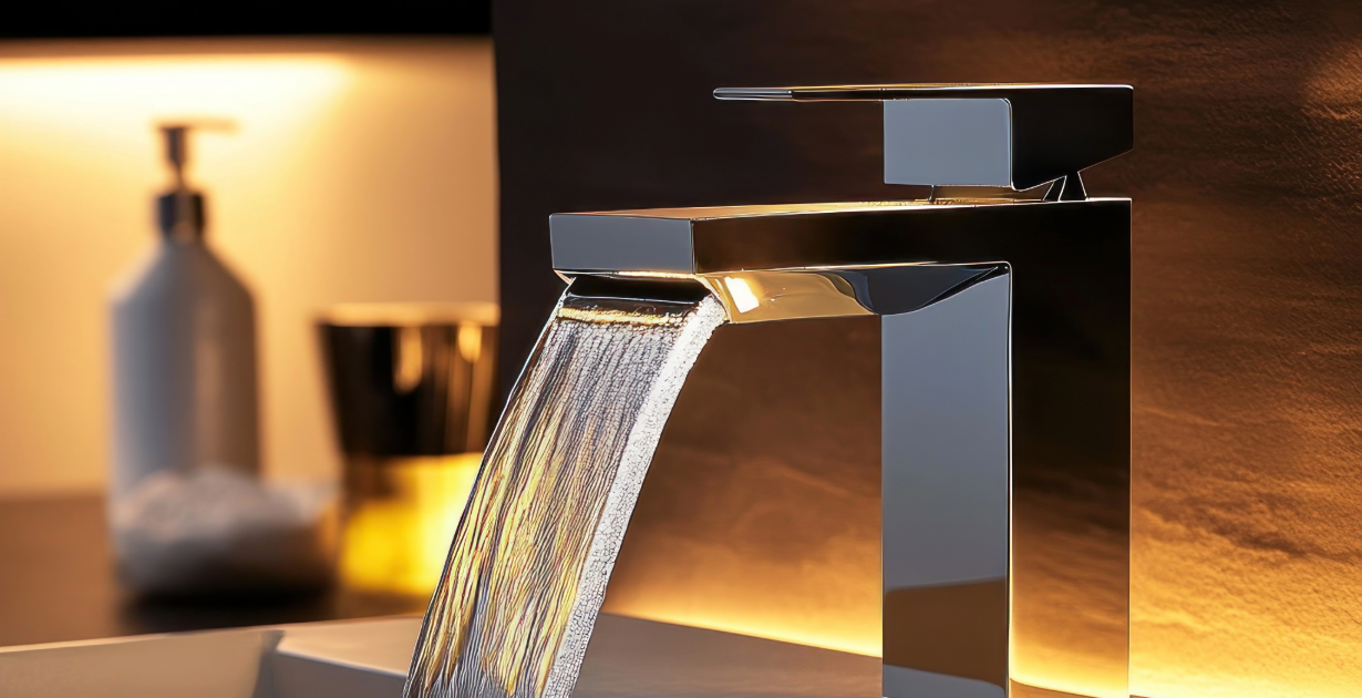 Waterfall faucet